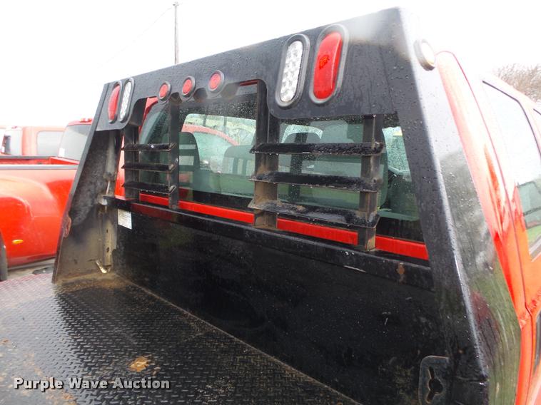 image for item DA0654 2012 Ford F350 Super Duty XL Crew Cab flatbed pickup truck