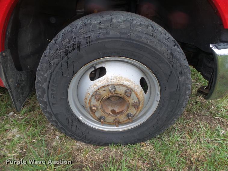 image for item DA0654 2012 Ford F350 Super Duty XL Crew Cab flatbed pickup truck