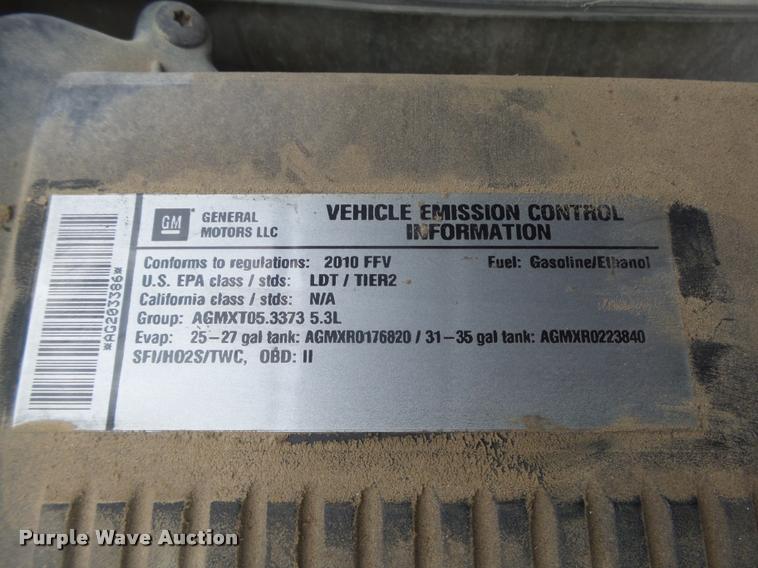 image for item DA0655 2010 Chevrolet Silverado 1500 LT Z71 Crew Cab pickup truck