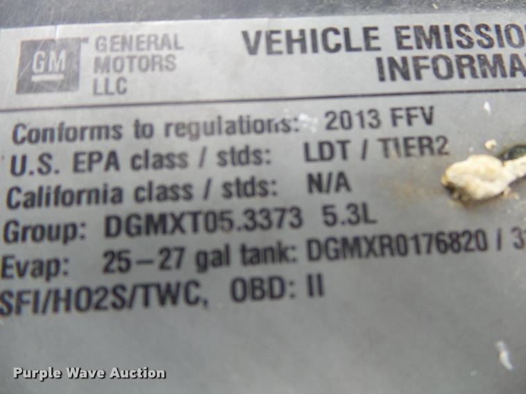 image for item DA2601 2013 GMC Sierra 1500 Crew Cab pickup truck