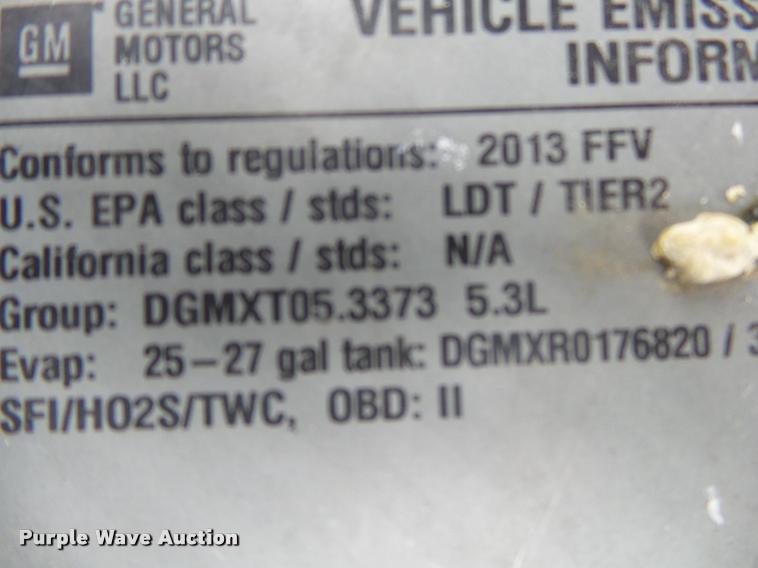 image for item DA2601 2013 GMC Sierra 1500 Crew Cab pickup truck