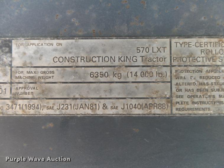 image for item DA2613 1997 Case 570L XT landscape tractor