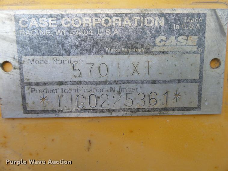 image for item DA2613 1997 Case 570L XT landscape tractor