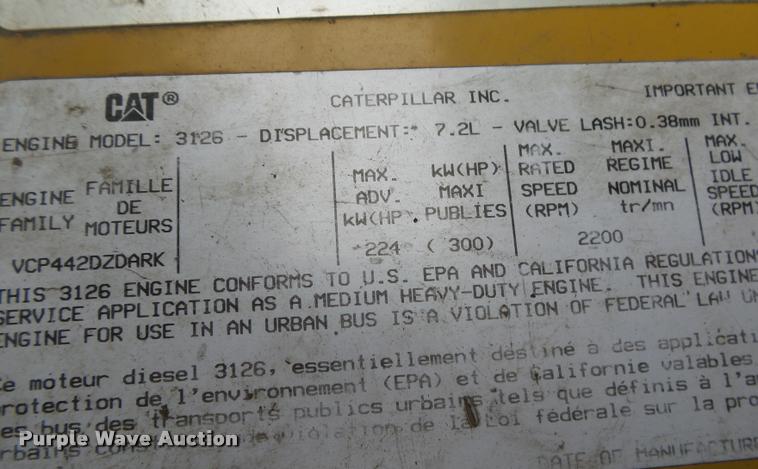 image for item DA2626 1998 Ford LT8513 Louisville 113 truck cab and chassis