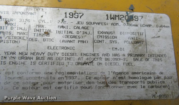 image for item DA2626 1998 Ford LT8513 Louisville 113 truck cab and chassis