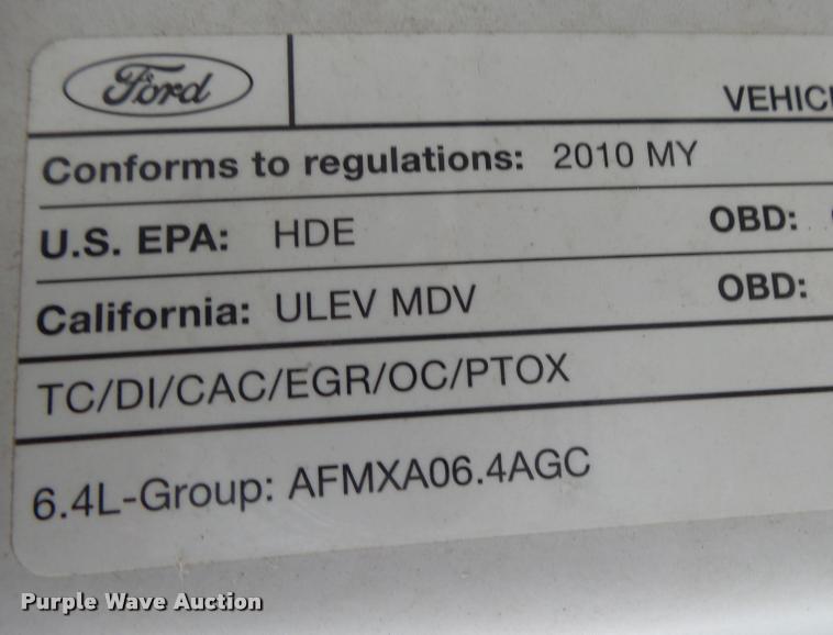 image for item DA2628 2010 Ford F250 Super Duty pickup truck