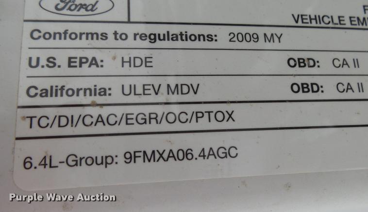 image for item DA2629 2009 Ford F250 Super Duty pickup truck