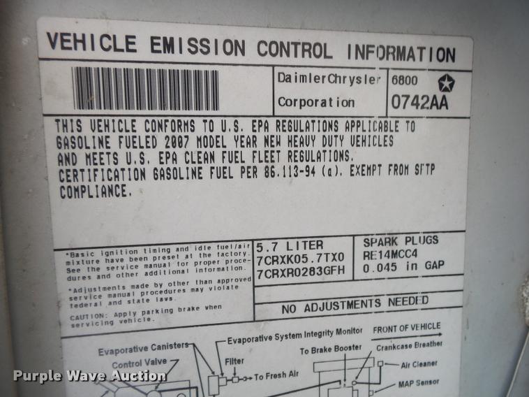 image for item DA2641 2007 Dodge Ram 2500 Quad Cab pickup truck