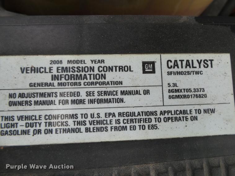 image for item DA2642 2008 Chevrolet Silverado 1500 CrewCab pickup truck