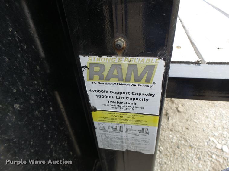 image for item DA3412 2015 Circle M equipment trailer