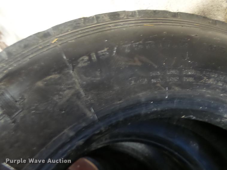 image for item DA3444 (8) 215/75R17.5 tires