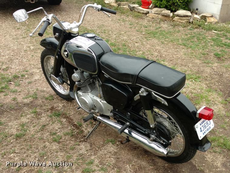 image for item DA5539 1967 Honda 160 motorcycle