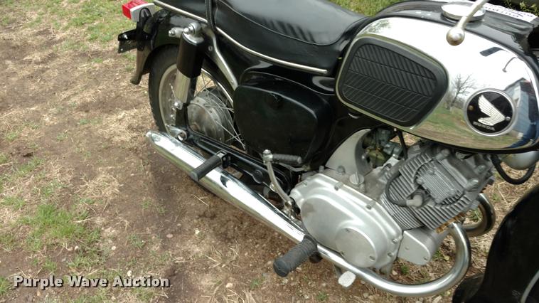 image for item DA5539 1967 Honda 160 motorcycle