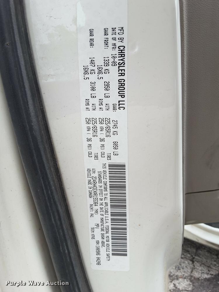 image for item DA6019 2010 Dodge Grand Caravan van