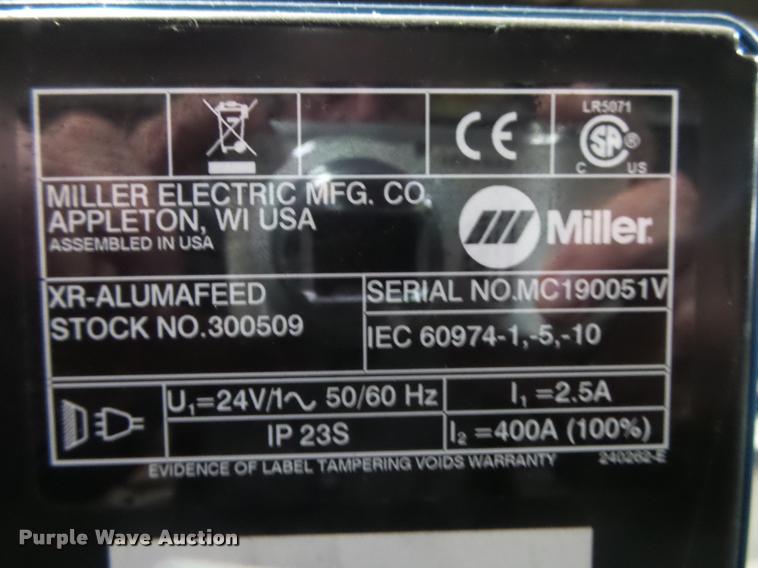 image for item DA9043 Miller Aluma Power 450MPA907483 welder