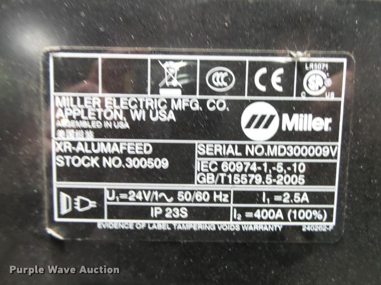 image for item DA9047 Miller Aluma Power 450MPA907483 welder