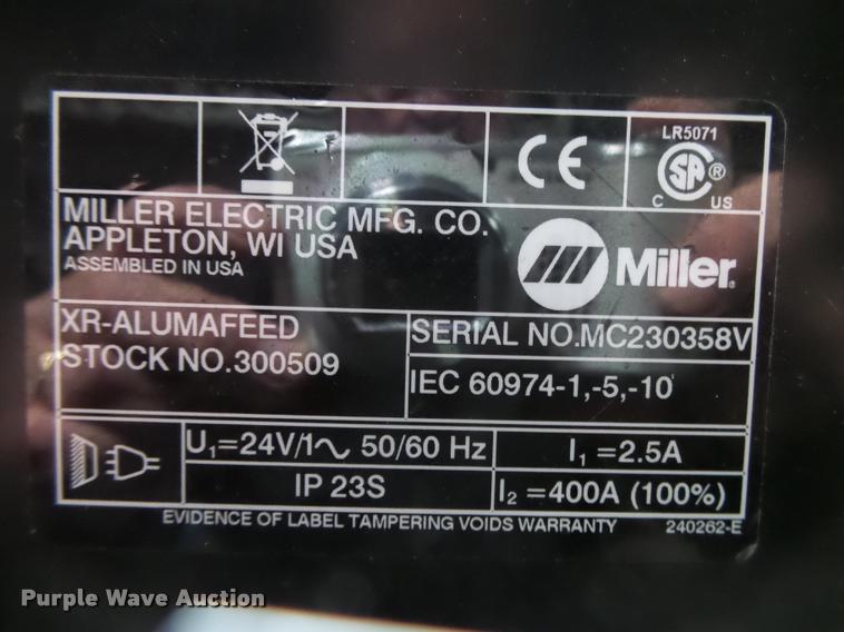 image for item DA9048 Miller Aluma Power 450MPA907483 welder