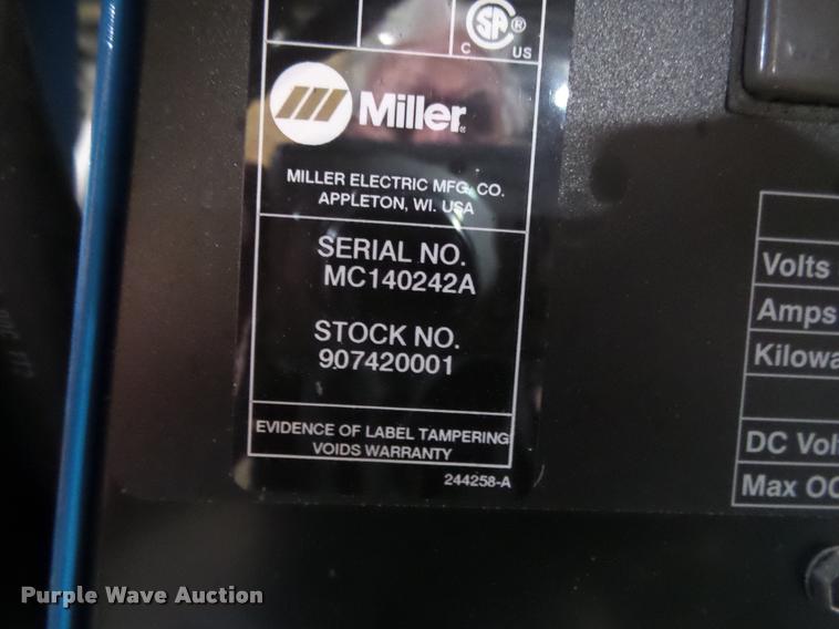 image for item DA9050 Miller Aluma Power 350MPA907420001 welder