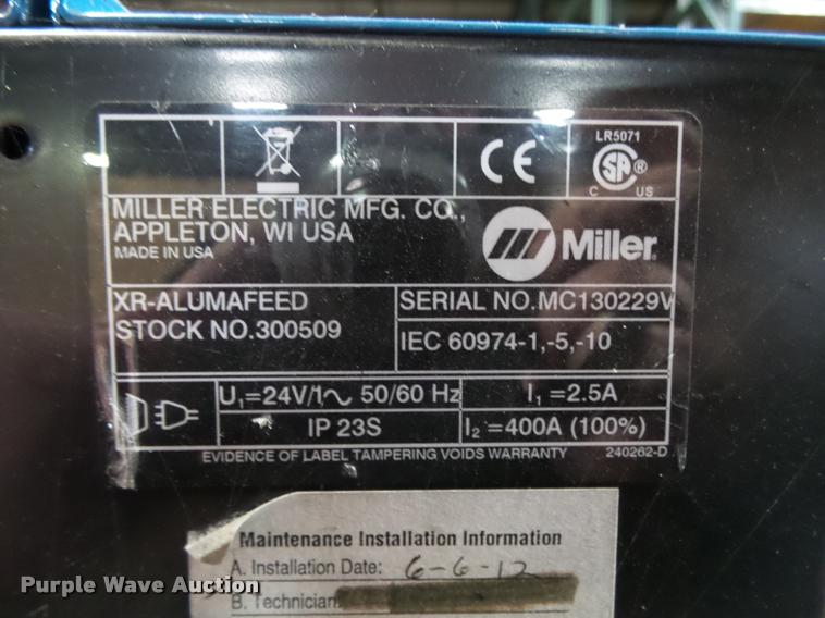 image for item DA9050 Miller Aluma Power 350MPA907420001 welder