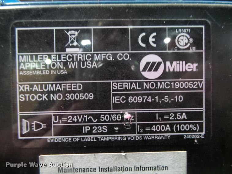 image for item DA9051 Miller Aluma Power 350MPA907420001 welder