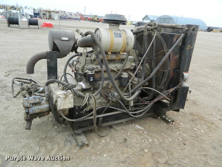 image for item DA9713 John Deere six cylinder diesel engine