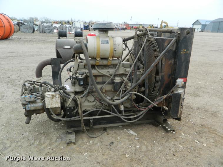 image for item DA9713 John Deere six cylinder diesel engine