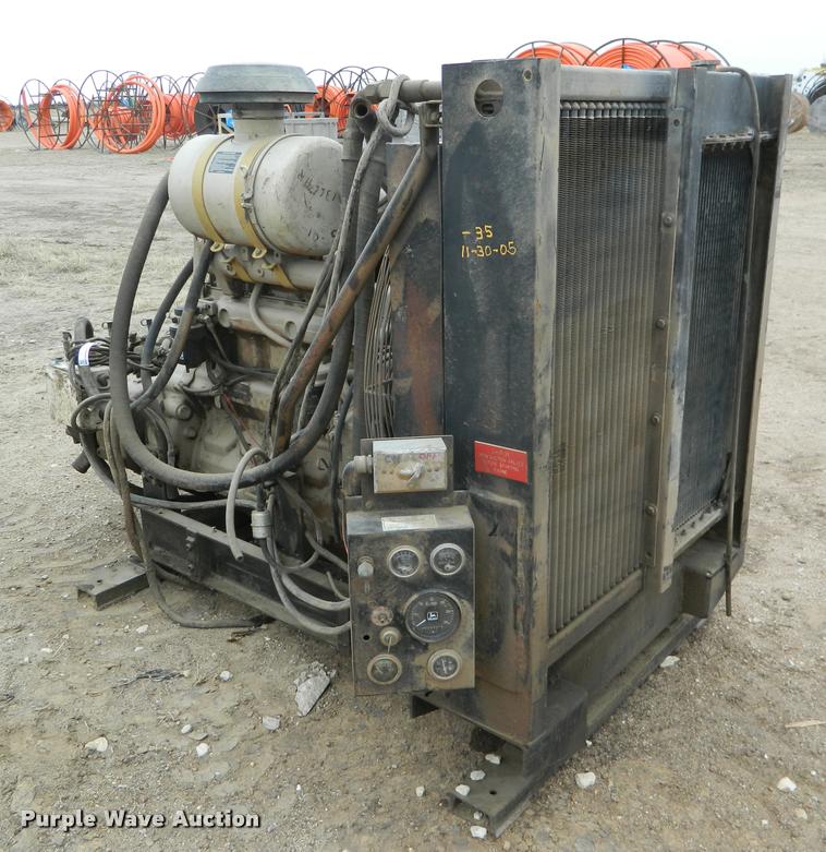 image for item DA9713 John Deere six cylinder diesel engine