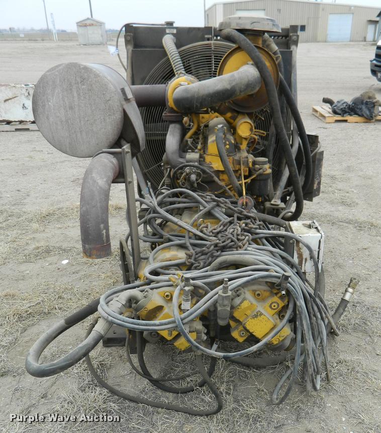 image for item DA9714 John Deere six cylinder diesel engine