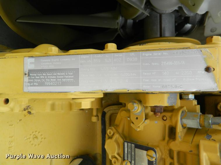 image for item DA9715 Cummins six cylinder diesel engine