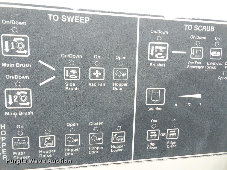 image for item DB0555 Tennant 8410 floor sweeper