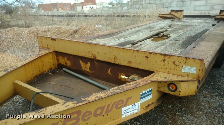 image for item DB0875 1984 Eager Beaver equipment trailer