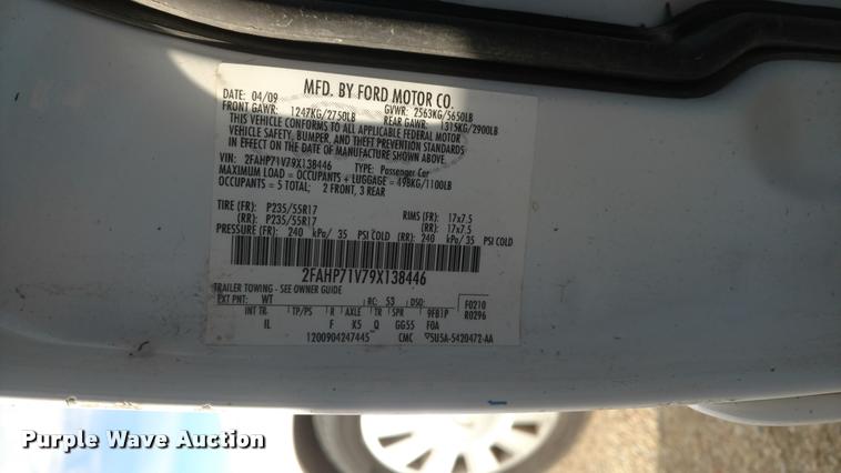 image for item DB0878 2009 Ford Crown Victoria Police Interceptor