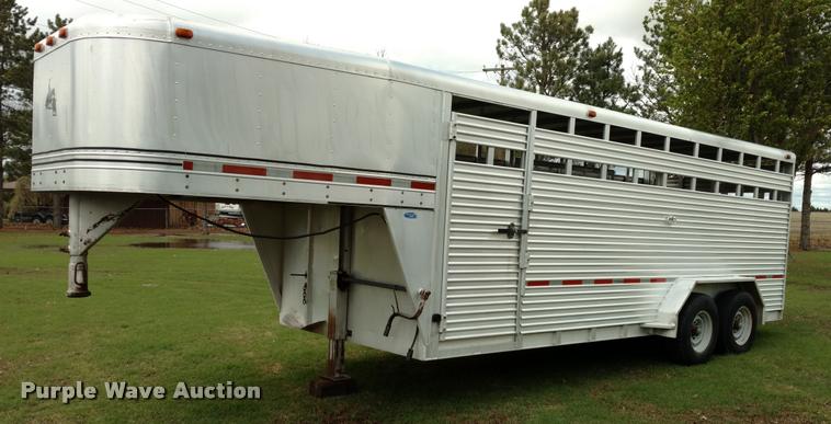 image for item DB0886 Shop built livestock trailer