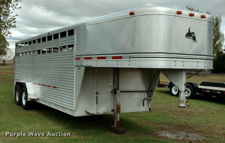 image for item DB0886 Shop built livestock trailer