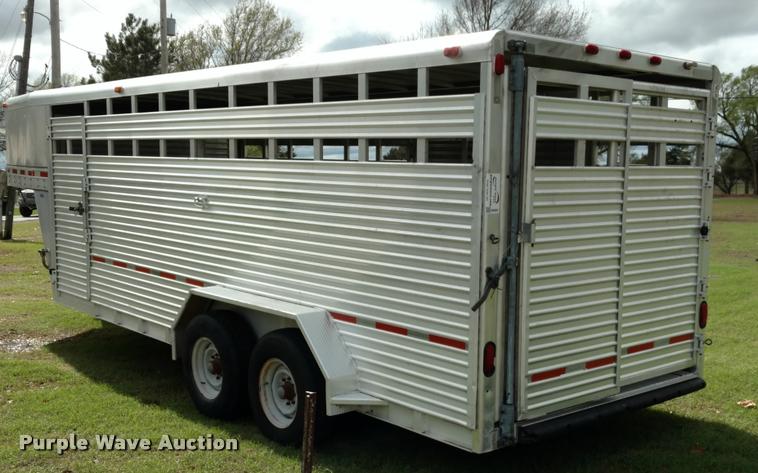 image for item DB0886 Shop built livestock trailer