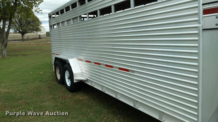 image for item DB0886 Shop built livestock trailer