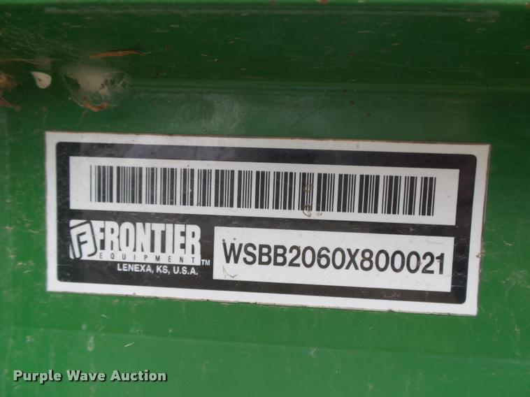 image for item DB1983 Frontier BB2060 box blade