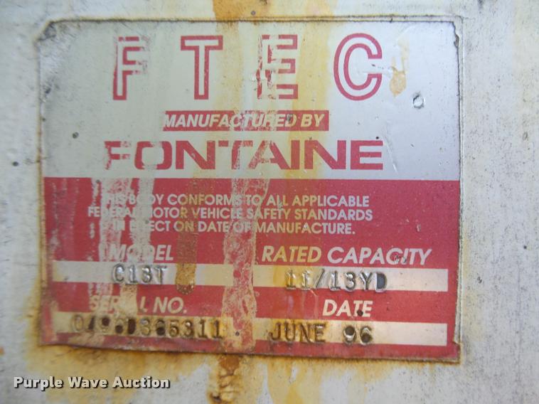 image for item DB1985 1990 Ford L8000 dump truck