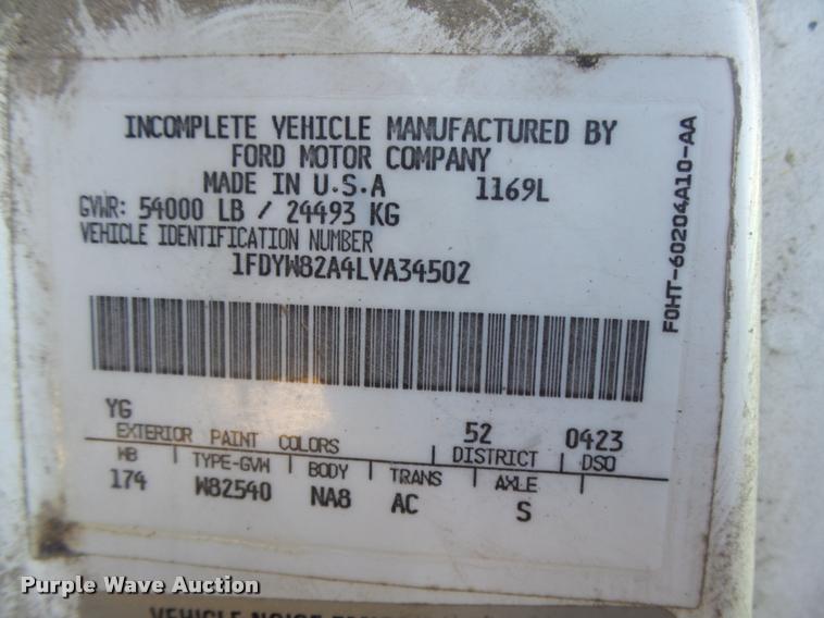 image for item DB1985 1990 Ford L8000 dump truck