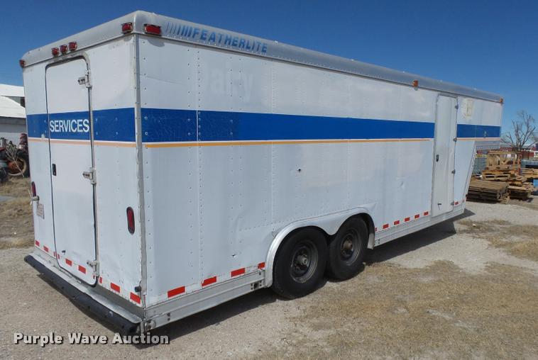 image for item DB1988 1987 Featherlite enclosed cargo trailer