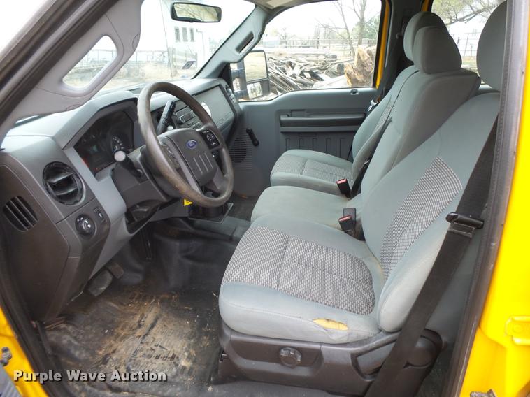 image for item DB1998 2012 Ford F350 Super Duty Crew Cab flatbed pickup truck