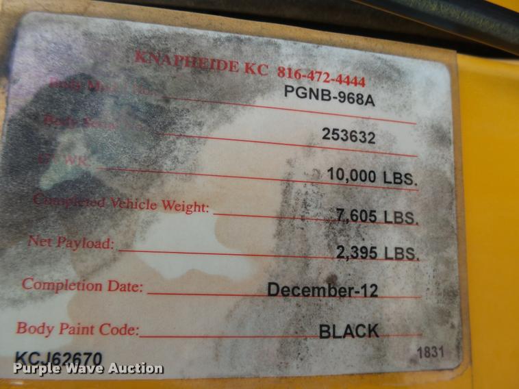 image for item DB1998 2012 Ford F350 Super Duty Crew Cab flatbed pickup truck