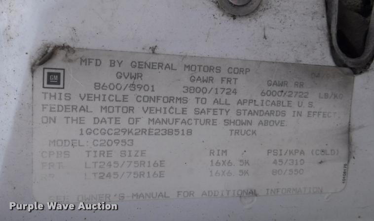 image for item DB3884 1994 Chevrolet 2500HD Ext. Cab pickup truck