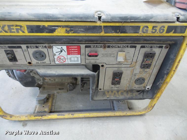 image for item DC9218 Wacker G56 generator