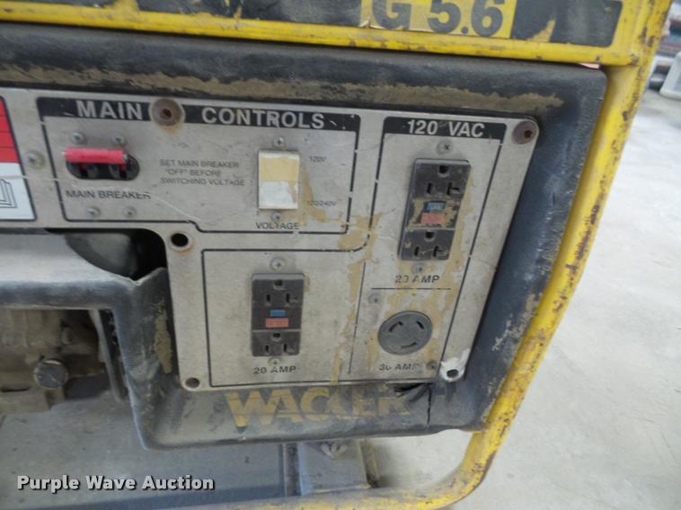 image for item DC9218 Wacker G56 generator
