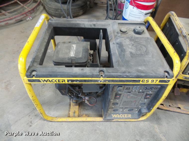 image for item DC9219 (3) Wacker GS97 generators
