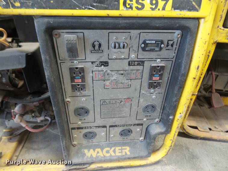 image for item DC9219 (3) Wacker GS97 generators