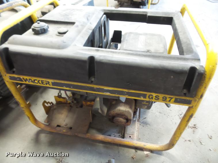 image for item DC9219 (3) Wacker GS97 generators
