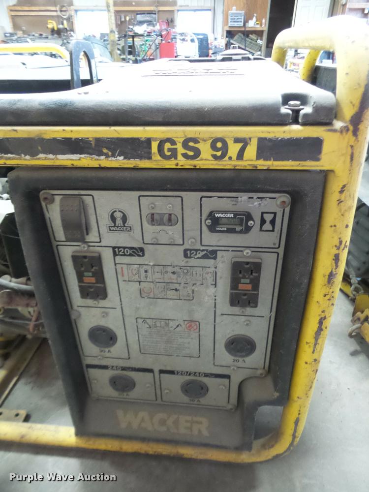 image for item DC9219 (3) Wacker GS97 generators