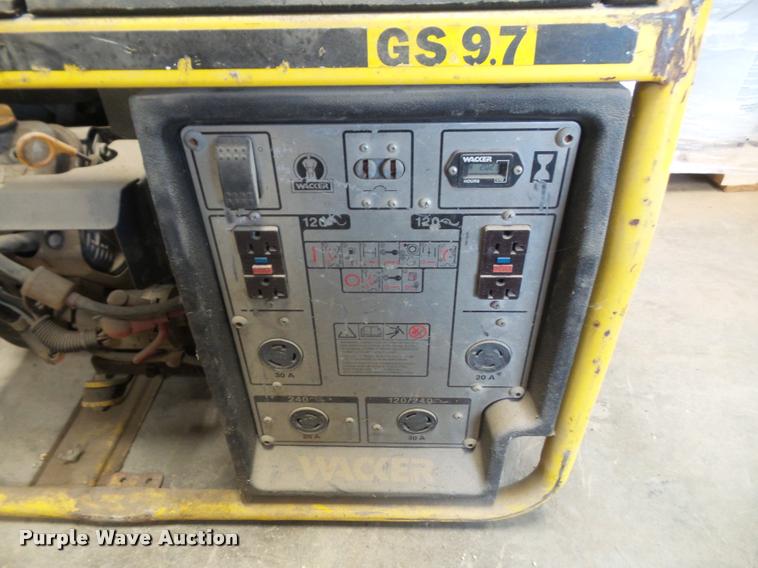 image for item DC9219 (3) Wacker GS97 generators